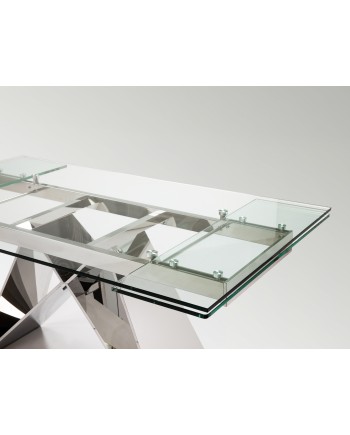 MIKA - MESA COM.EXTENS- ACERO